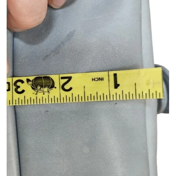 Coach Vintage - UNEVEN Color Soho Bedford Flap Bag 4164 - Periwinkle, Adjustable - Picture 13 of 16